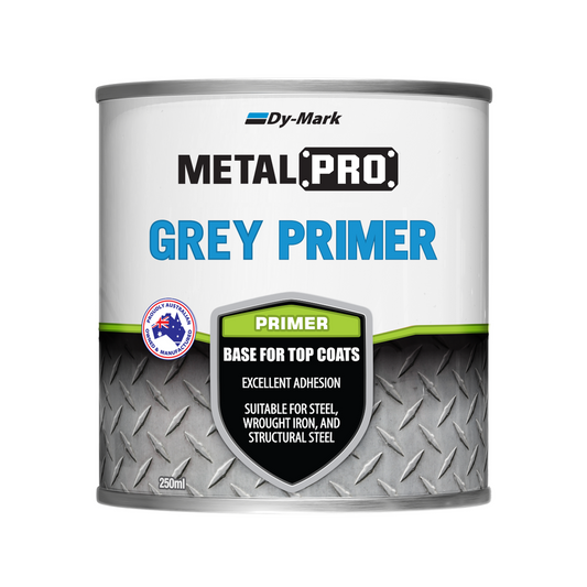 Dy Mark Metalpro Primer 250ml - Grey - Quick-Drying - Corrosion Resistant - Auzzistore