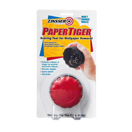 Zinsser Papertiger Wallpaper Removal Tool - 150mm - Plastic - Easy Use