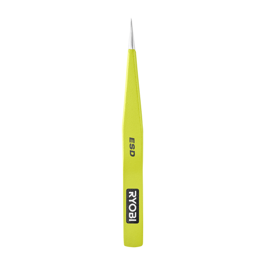 Ryobi Precision Anti Static Tweezers 2 Pack - 90mm x 6mm - ESD Coating – view 2 - Auzzistore
