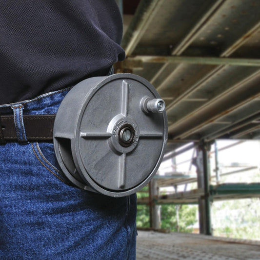 Jack Tie Wire Reel - 150mm - Aluminium - Left or Right Handed Use – view 2 - Auzzistore