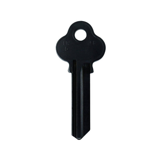 Ehi lw5 Black Blank Key - Nickel Plated Brass - 55mm x 23mm - Versatile Key – view 2 - Auzzistore