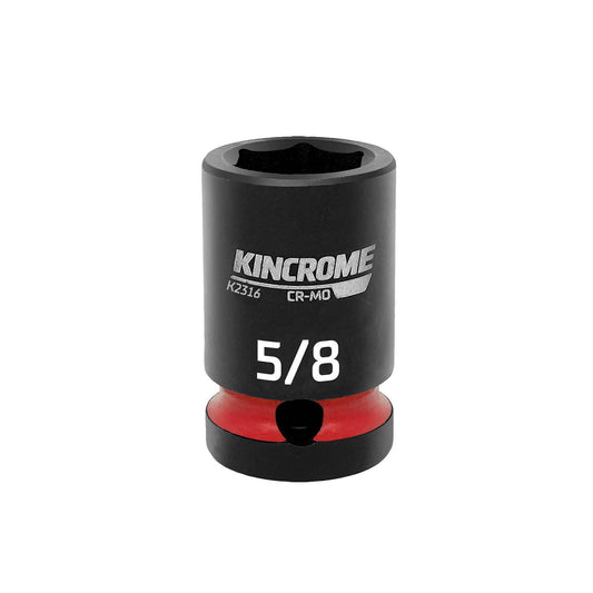 Kincrome 5/8 Inch Square Drive Impact Socket - Cr-Mo Steel - Rust Resistant