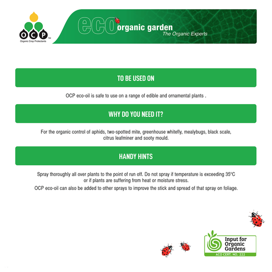OCP Eco Oil Concentrate - 500ml - Botanical Oils - Organic Insecticide – view 2 - Auzzistore