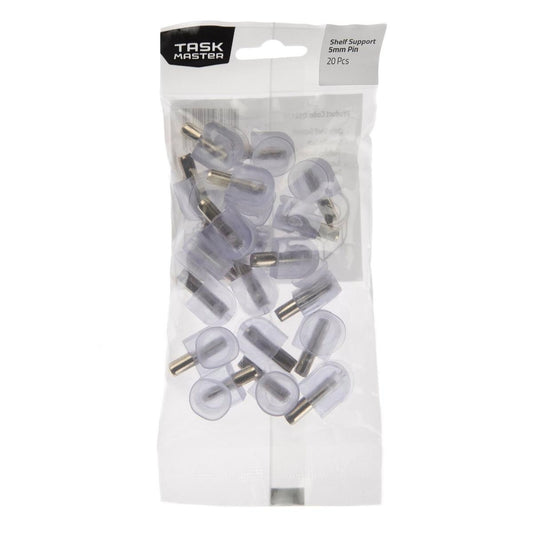 Taskmaster Suction Cup Shelf Supports - 5mm Pin - Rubber - Easy Install - Auzzistore