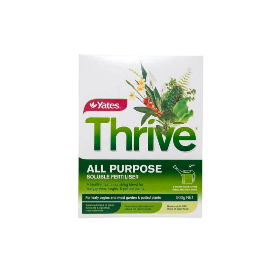 Yates Thrive All Purpose Soluble Plant Food 500g Fast Acting Fertiliser - Auzzistore