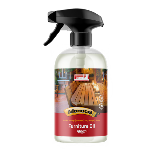 Bondall Monocel Furniture Oil 500ml Oil UV Protection Outdoor Finish - Auzzistore