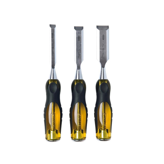 Stanley Fatmax Butt Chisel Set - 3 Piece - Chrome Alloy Steel - Durable - Auzzistore