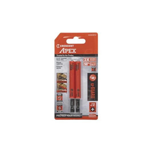 Crescent Apex Impact Power Bit - Phillips #2 - 3-1/2" - 2 Pack - Durable – view 2 - Auzzistore