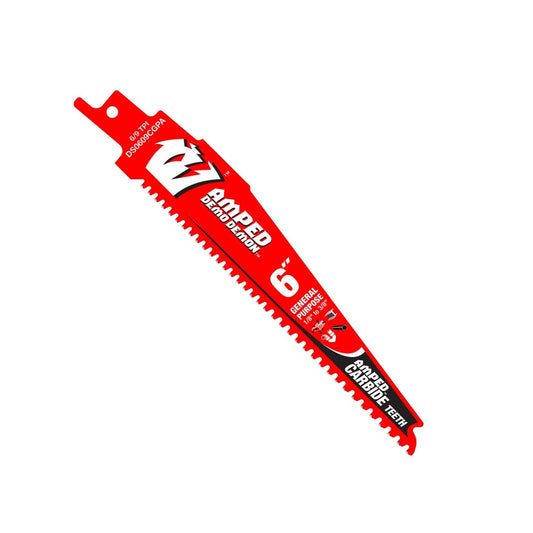 Diablo 6" Amped Demo Demon Carbide Reciprocating Saw Blade - 6/9TPI - Durable – view 2
