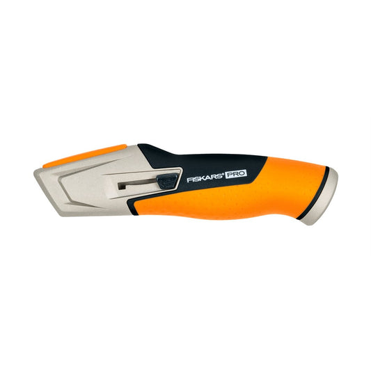 Fiskars Pro Carbonmax Retractable Utility Knife - 60mm Blade - Steel – view 2 - Auzzistore