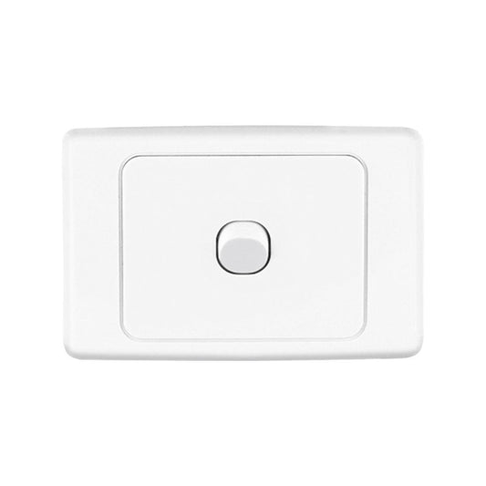 Deta 1 Gang Single Switch - Light Switch - 77mm Polycarbonate - Durable - Auzzistore