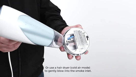 Firepro Photoelectric Smoke Alarm - 9V - Plastic - 85dB Safety Alert – view 2 - Auzzistore