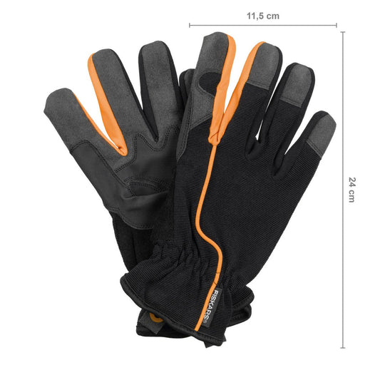 Fiskars Size 8 Garden Work Gloves - Durable Hand Protection - Non-Slip Grip – view 2 - Auzzistore