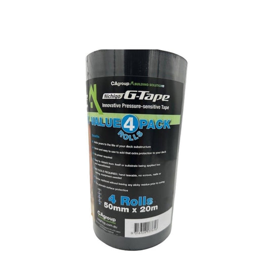 G Tape Bearer Protector 50mm x 20m Black - 4 Pack - Moisture Protection – view 2 - Auzzistore