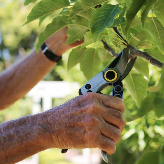 Cyclone 8” Aluminium Bypass Pruner - 65Mn Steel Blade - Comfortable Grip – view 2 - Auzzistore