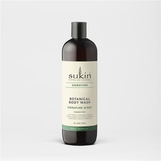 Sukin Signature Botanical Body Wash 500ml - Gentle & Hydrating Cleanser-Auzzi Store