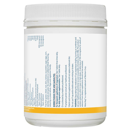 Ethical Nutrients Magnesium Glycinate 240 Tablets – Muscle & PMS Support – view 2