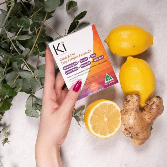 Ki Cold and Flu Day & Night Formula 30 Tablets - Natural Relief for Cold Symptoms - Auzzi Store