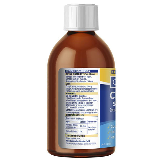 Gold Cross Senega & Ammonia Mixture 500ml - Effective Cough Relief-Auzzi Store