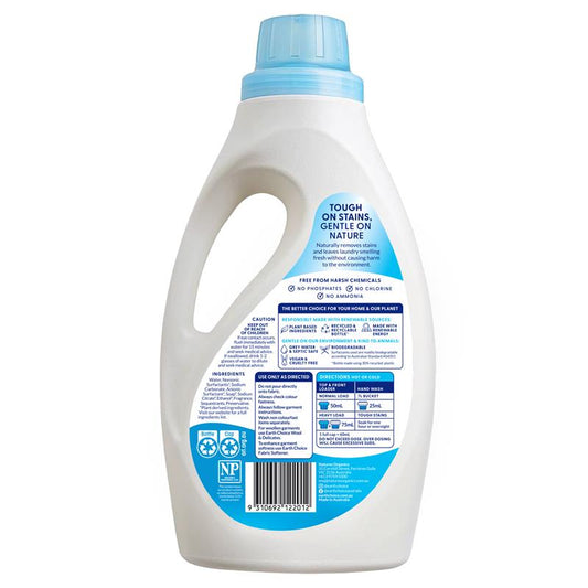 Earth Choice Ultra Concentrate Laundry Liquid 1 Litre - Natural Stain Fighter - Auzzi Store