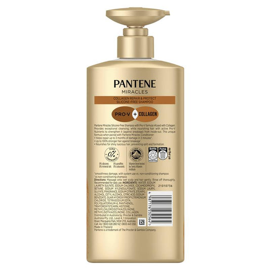 Pantene Miracles Collagen Repair & Protect Shampoo 650ml - Silicone-Free – view 2