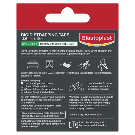 Elastoplast Sport Rigid Strapping Tape 12.5mm x 10m - Maximum Support-Auzzi Store