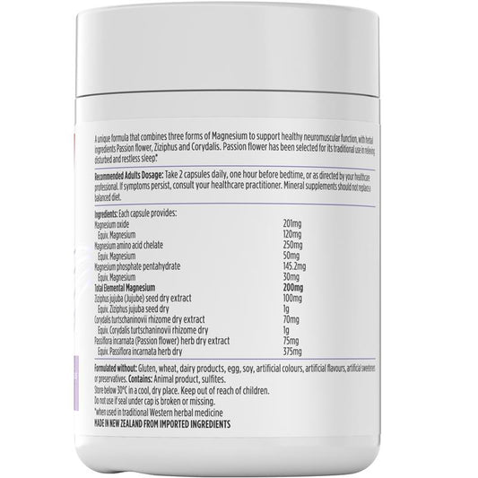 Nutra-Life Magnesium Sleep Aid with 3 Magnesium Forms – 120 Capsules – view 2