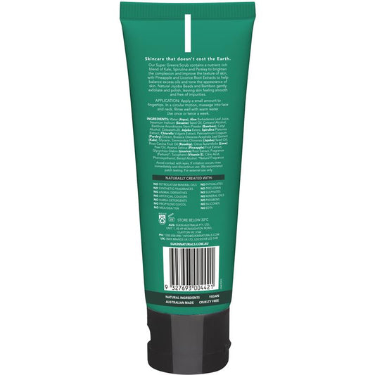 Sukin Super Greens Detoxifying Facial Scrub 125ml - Revitalize Your Skin Naturally-Auzzi Store