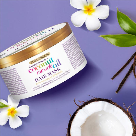 OGX Extra Strength Hydrate & Repair Coconut Miracle Oil Hair Mask - 300ml – view 2