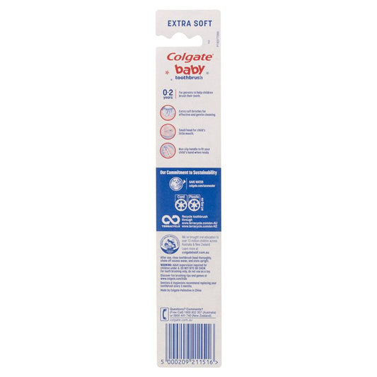 Colgate My First Extra Soft Toothbrush 0-2 Years - Gentle Care for Tiny Teeth-Auzzi Store