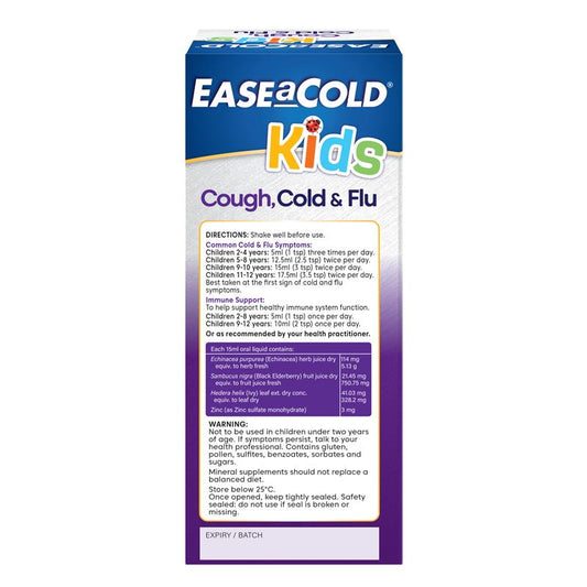 Ease a Cold Kids Cough Cold and Flu 180ml - Fast Relief for Little Ones – view 2