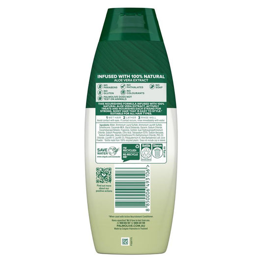 Palmolive Naturals Active Nourishment Shampoo - Aloe Vera & Fruit Vitamins 350mL-Auzzi Store
