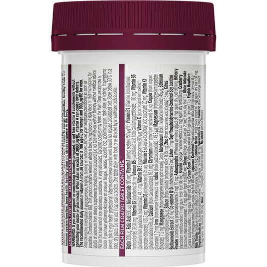 Swisse Ultivite Women's 65+ Multivitamin with Vitamin D & B Complex, 60 Tablets – view 2
