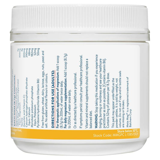 Ethical Nutrients Mega Magnesium - 200g Powder Citrus for Muscle Health-Auzzi Store
