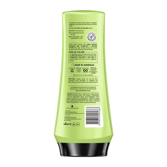Schwarzkopf Extra Care Push Up Volume Conditioner 400ml - Weightless Volume – view 2