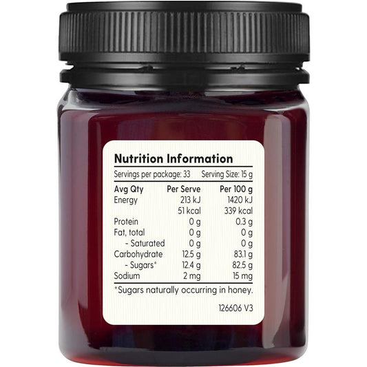 Barnes Naturals Australian Manuka Honey 500g MGO 100+ - Pure & Authentic - Auzzi Store