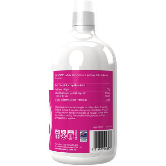 Nature's Way Beauty Collagen Liquid 500ml - Sugar-Free Apple Flavor-Auzzi Store
