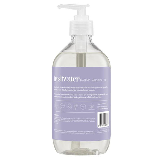 Freshwater Farm Lavender Oil Hand Wash 500ml - Gentle Cleansing & Hydration – view 2
