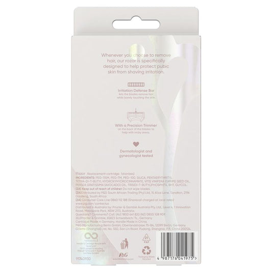 Gillette Venus for Pubic Hair & Skin 2 Blade Refills - Gentle Shaving Solution – view 2 - Auzzistore
