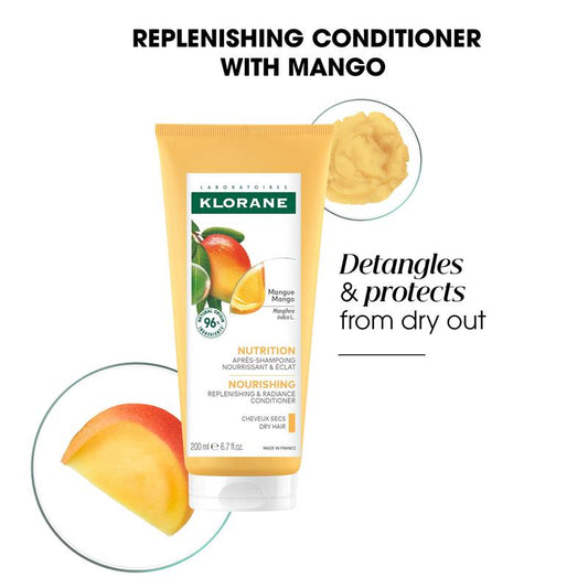 Klorane Conditioner With Mango 50ml - Nourish and Detangle Dry Hair – view 2