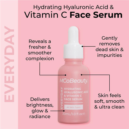 McoBeauty Everyday Hydrating Hyaluronic Acid & Vitamin C Face Serum 30ml – view 2