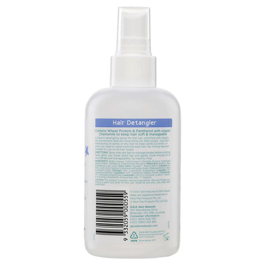 GAIA Natural Baby Hair Detangler 200mL - Gentle & Effective for All Ages-Auzzi Store