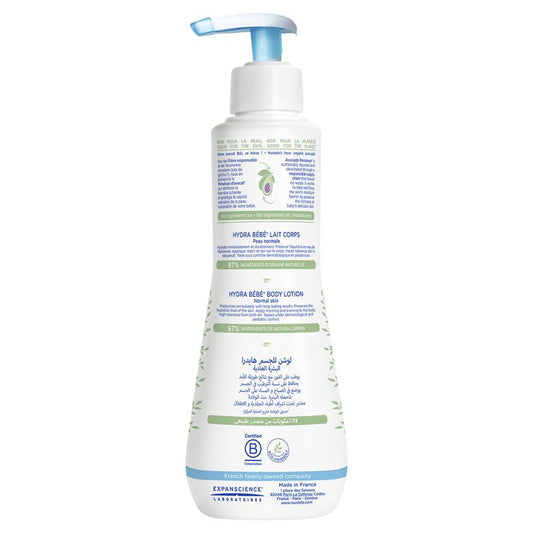 Mustela Hydra-Bebe Body Lotion 300ml - Long-Lasting Hydration for Baby-Auzzi Store