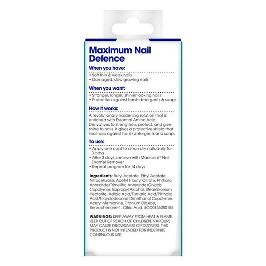Manicare Salon Strength Nail Treatment - Maximum Strength Nail Defence 12ml – view 2 - Auzzistore