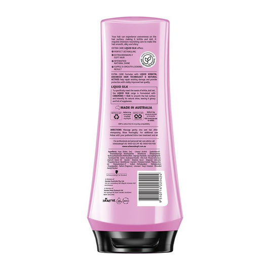 Schwarzkopf Extra Care Liquid Silk Conditioner 400ml - Smooth & Shine – view 2