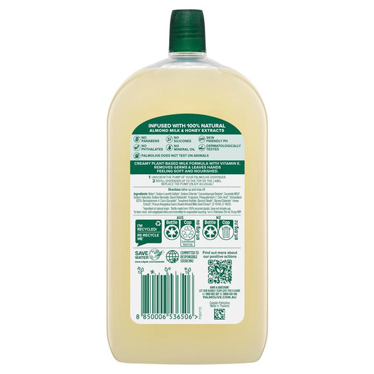 Palmolive Naturals Nourishing Liquid Hand Wash Milk & Honey Refill - 1L-Auzzi Store