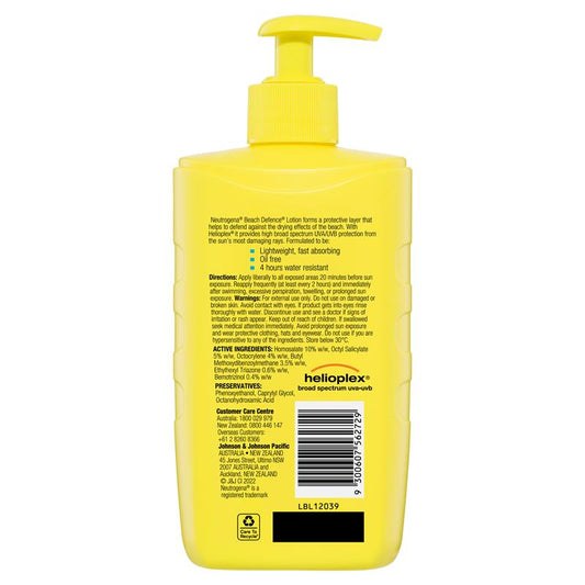 Neutrogena SPF 50 Beach Defence Lotion 400ml - Ultimate Sun Protection – view 2