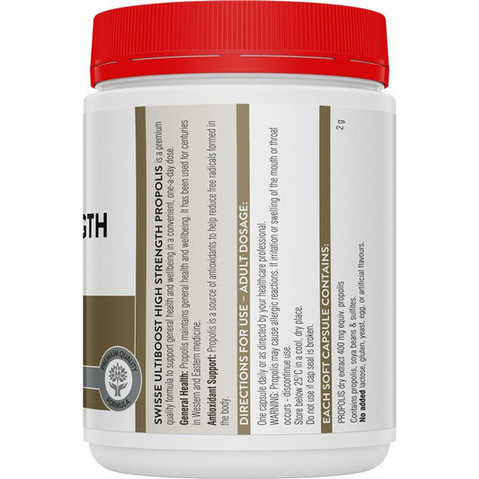 Swisse Propolis 2000mg 300 Capsules - High Strength Antioxidant Support-Auzzi Store