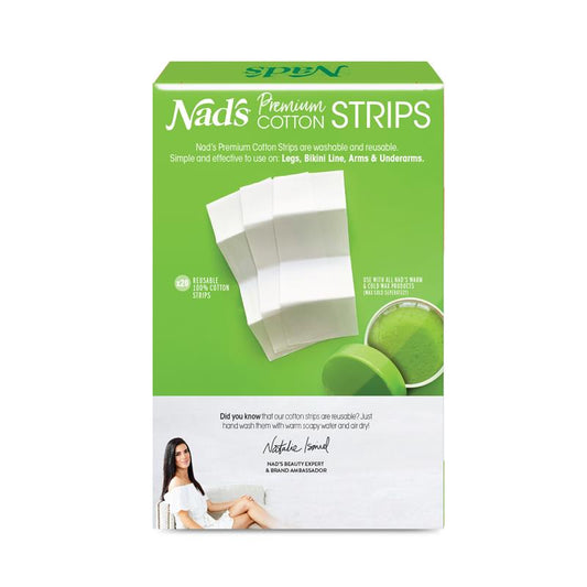 Nad's Washable Reusable 100% Cotton Hair Removal Strips - 20 Pack, Sensitive – view 2