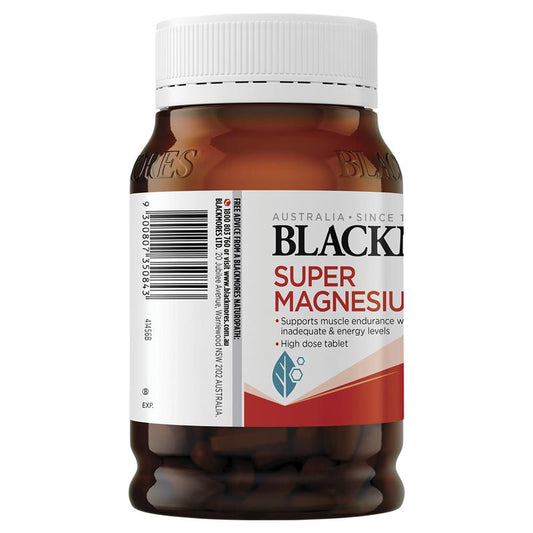 Blackmores Super Magnesium+ 200 Tablets – High-Dose for Muscle & Energy Support – view 2
